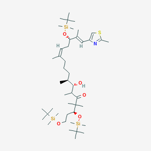 B1140035 (3S,6R,7S,8S,12Z,15S,16E)-1,3,15-Tris-{[tert-butyl(dimethyl)silyl]oxy}-7-hydroxy-4,4,6,8,12,16-hexam CAS No. 193146-49-5