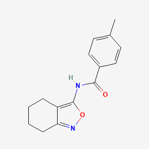 4-methyl-N-(4,5,6,7-tetrahydro-2,1-benzoxazol-3-yl)benzamide