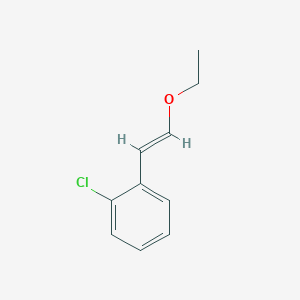 molecular formula C₁₀H₁₁ClO B1140047 2-(o-Chlorophenyl)-1-ethoxylethylene (cis trans mixture) CAS No. 887354-09-8