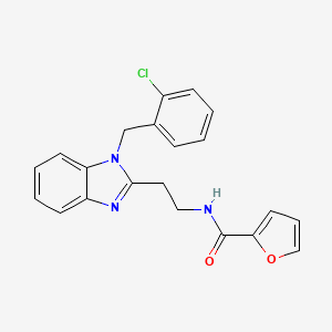 N-{2-[1-(2-chlorobenzyl)-1H-benzimidazol-2-yl]ethyl}furan-2-carboxamide