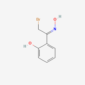 molecular formula C₈H₈BrNO₂ B1140054 2-Bromo-2'-hydroxyacetophenone Oxime CAS No. 887353-75-5
