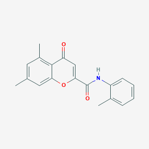 5,7-dimethyl-N-(2-methylphenyl)-4-oxo-4H-chromene-2-carboxamide