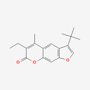 3-tert-butyl-6-ethyl-5-methyl-7H-furo[3,2-g]chromen-7-one