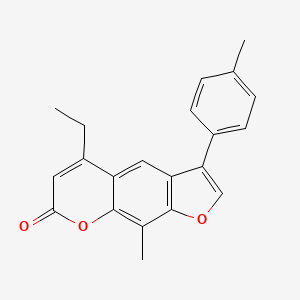 5-ethyl-9-methyl-3-(4-methylphenyl)-7H-furo[3,2-g]chromen-7-one