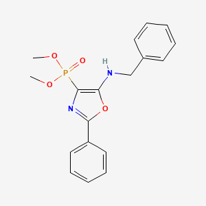 Dimethyl 5-(benzylamino)-2-phenyl-1,3-oxazol-4-ylphosphonate