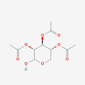 molecular formula C₁₁H₁₆O₈ B1140104 2,3,4-Tri-O-acetyl-D-xylopyranose CAS No. 55018-54-7