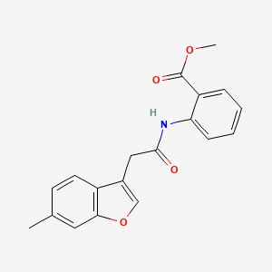 Methyl 2-{[(6-methyl-1-benzofuran-3-yl)acetyl]amino}benzoate