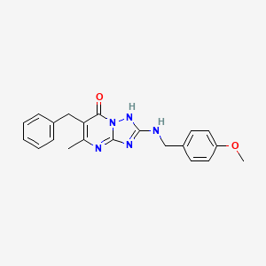 6-benzyl-2-[(4-methoxybenzyl)amino]-5-methyl[1,2,4]triazolo[1,5-a]pyrimidin-7(4H)-one