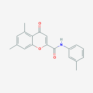 5,7-dimethyl-N-(3-methylphenyl)-4-oxo-4H-chromene-2-carboxamide