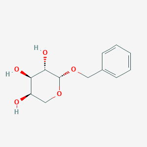 molecular formula C₁₂H₁₆O₅ B1140120 Benzyl beta-D-Arabinopyranoside CAS No. 5329-50-0