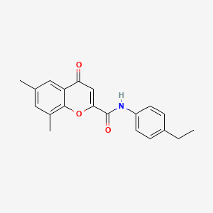 N-(4-ethylphenyl)-6,8-dimethyl-4-oxo-4H-chromene-2-carboxamide