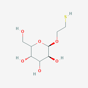 molecular formula C₈H₁₆O₆S B1140151 2-Mercaptoethyl beta-D-glucopyranoside CAS No. 130263-77-3