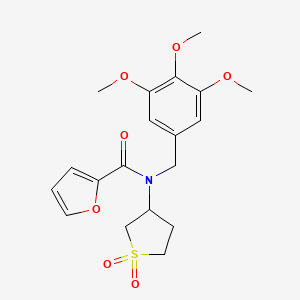 N-(1,1-dioxidotetrahydrothiophen-3-yl)-N-(3,4,5-trimethoxybenzyl)furan-2-carboxamide