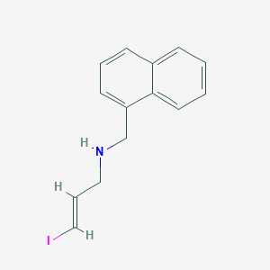 molecular formula C₁₄H₁₄IN B1140156 3-Iodopropylene-1-naphthalene Methyl Amine CAS No. 1076198-32-7