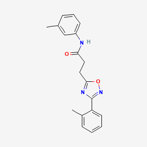 N-(3-methylphenyl)-3-[3-(2-methylphenyl)-1,2,4-oxadiazol-5-yl]propanamide