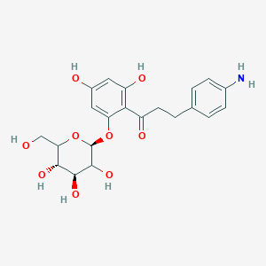 molecular formula C₂₁H₂₅NO₉ B1140204 4-氨基根皮苷 CAS No. 82628-89-5