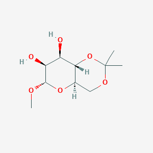 molecular formula C₁₀H₁₈O₆ B1140215 4,6-O-异丙基-α-D-甘露吡喃葡萄糖甲基 CAS No. 63167-67-9