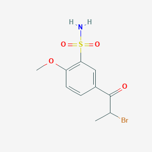 molecular formula C₁₀H₁₂BrNO₄S B1140228 2-Bromo-1-(4'-methoxy-3'-sulfonamidophenyl)-1-propanone CAS No. 86225-70-9