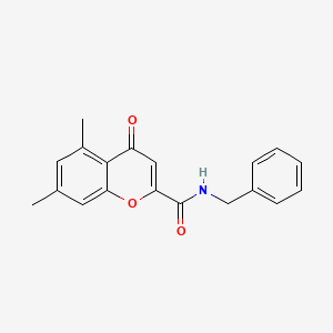 N-benzyl-5,7-dimethyl-4-oxo-4H-chromene-2-carboxamide