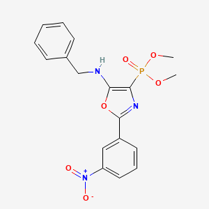 Dimethyl [5-(benzylamino)-2-(3-nitrophenyl)-1,3-oxazol-4-yl]phosphonate