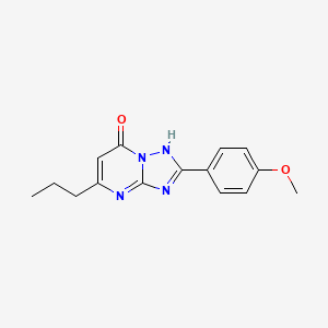 2-(4-Methoxyphenyl)-5-propyl[1,2,4]triazolo[1,5-a]pyrimidin-7-ol