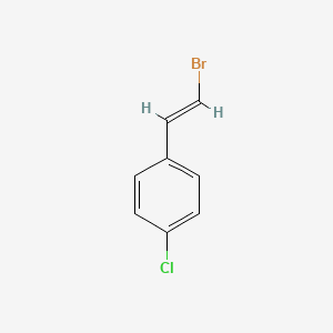 molecular formula C₈H₆BrCl B1140273 1-(2-Bromoethenyl)-4-chlorobenzene CAS No. 125428-11-7