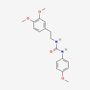 1-[2-(3,4-Dimethoxyphenyl)ethyl]-3-(4-methoxyphenyl)urea