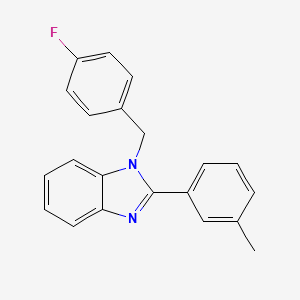 1-(4-fluorobenzyl)-2-(3-methylphenyl)-1H-benzimidazole