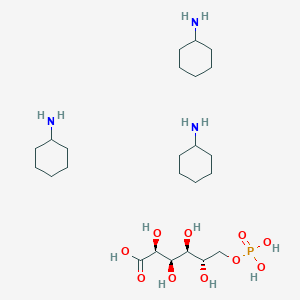 molecular formula C24H52N3O10P B1140294 6-Phosphogluconic acid cyclohexylammonium salt CAS No. 108347-81-5