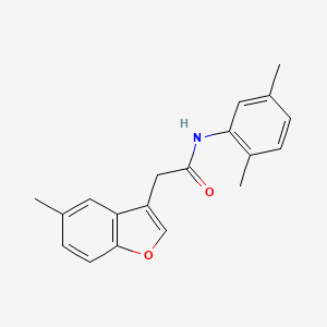 N-(2,5-dimethylphenyl)-2-(5-methyl-1-benzofuran-3-yl)acetamide