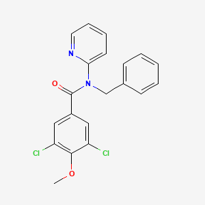 N-benzyl-3,5-dichloro-4-methoxy-N-(pyridin-2-yl)benzamide