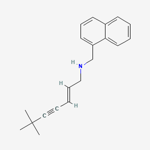 molecular formula C₂₀H₂₃N B1140324 N-Desmethylterbinafine CAS No. 99473-11-7