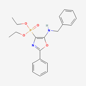 Diethyl [5-(benzylamino)-2-phenyl-1,3-oxazol-4-yl]phosphonate