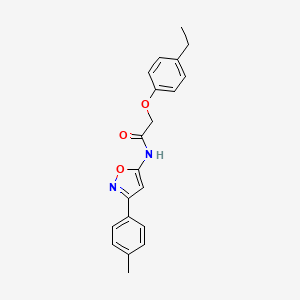 2-(4-ethylphenoxy)-N-[3-(4-methylphenyl)-1,2-oxazol-5-yl]acetamide