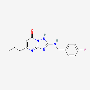 2-[(4-Fluorobenzyl)amino]-5-propyl[1,2,4]triazolo[1,5-a]pyrimidin-7-ol