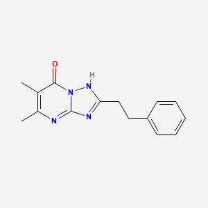 5,6-Dimethyl-2-(2-phenylethyl)[1,2,4]triazolo[1,5-a]pyrimidin-7-ol