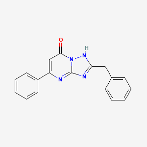 2-benzyl-5-phenyl[1,2,4]triazolo[1,5-a]pyrimidin-7(4H)-one