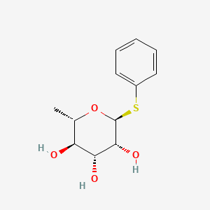 molecular formula C₁₂H₁₆O₄S B1140376 Phenyl 1-Thio-alpha-L-rhamnopyranoside CAS No. 131724-82-8