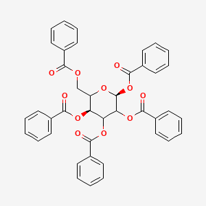 molecular formula C₄₁H₃₂O₁₁ B1140378 1,2,3,4,6-五-O-苯甲酰基-D-半乳呋喃糖苷 CAS No. 3006-48-2