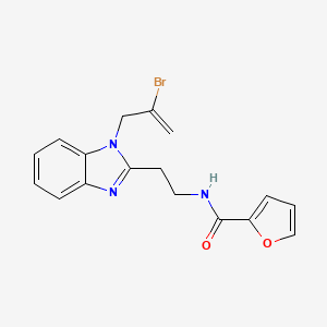 N-{2-[1-(2-bromoprop-2-en-1-yl)-1H-benzimidazol-2-yl]ethyl}furan-2-carboxamide