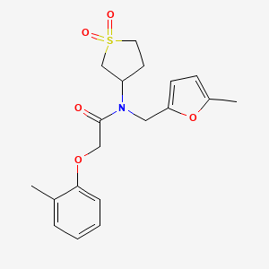 N-(1,1-dioxidotetrahydrothiophen-3-yl)-N-[(5-methylfuran-2-yl)methyl]-2-(2-methylphenoxy)acetamide