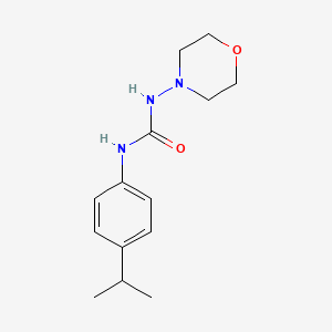 molecular formula C14H21N3O2 B11403962 N-(4-isopropylphenyl)-N'-morpholin-4-ylurea 