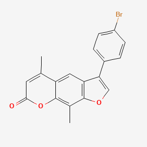 3-(4-bromophenyl)-5,9-dimethyl-7H-furo[3,2-g]chromen-7-one