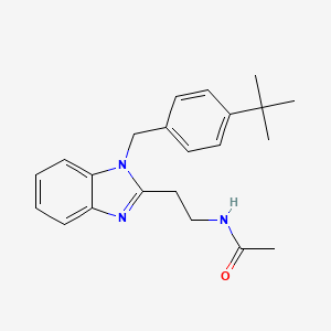 N-{2-[1-(4-tert-butylbenzyl)-1H-benzimidazol-2-yl]ethyl}acetamide