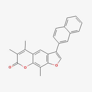 5,6,9-trimethyl-3-(2-naphthyl)-7H-furo[3,2-g]chromen-7-one