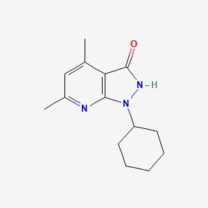 1-Cyclohexyl-4,6-dimethyl-1H-pyrazolo[3,4-b]pyridin-3-ol