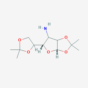 molecular formula C₁₂H₂₁NO₅ B1140437 3-氨基-3-脱氧-1,2:5,6-二-O-异丙基-α-D-呋喃葡萄糖 CAS No. 24384-84-7