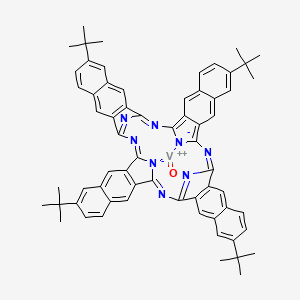 molecular formula C64H56N8OV B1140455 Vanadyl 2 11 20 29-tetra-tert-butyl-2 3& CAS No. 105011-00-5