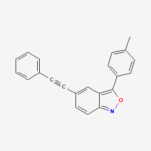 3-(4-Methylphenyl)-5-(2-phenylethynyl)-2,1-benzoxazole