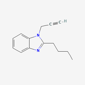 2-butyl-1-(prop-2-yn-1-yl)-1H-benzimidazole